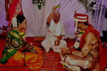 Kanya Daan Ritual, Sprinkling of Holy Water during Kanya Daan,